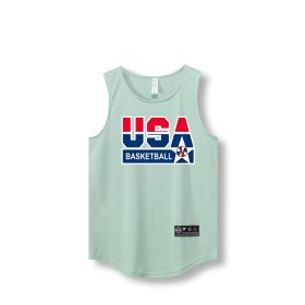 Loose Men Running Vest 2022 Outdoor street basketball Gym Sleeveless Letter Print Shirt Quick Dry Fitness Bodybuilding Tank Tops (Color: 870 vest2, size: 5XL)