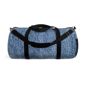 Duffel Bags, Deep Blue Denim Style Bag (size: large)