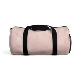 Duffel Bags, Peach Marble Graphic Style Duffel Bag (size: small)